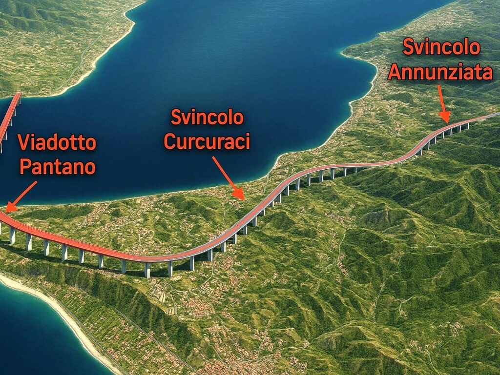 Viadotto Svincolo Curcuraci e Svincolo Annunziata a Messina