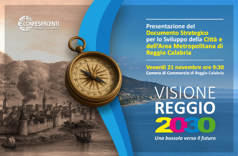 Turismo, imprese, trasporti e non solo: Confesercenti presenta “Visione Reggio 2030” | DOCUMENTO