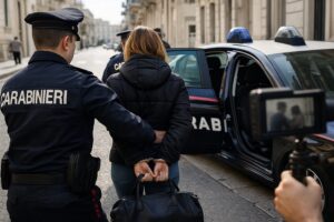 arresto carabinieri donna