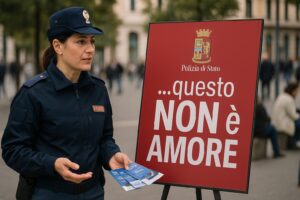 campagna polizia contro la violenza sulle donne