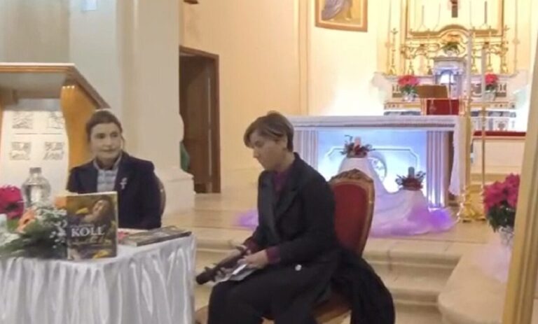 Cosenza, a San Vincenzo La Costa la presentazione del libro di Claudia Koll | VIDEO