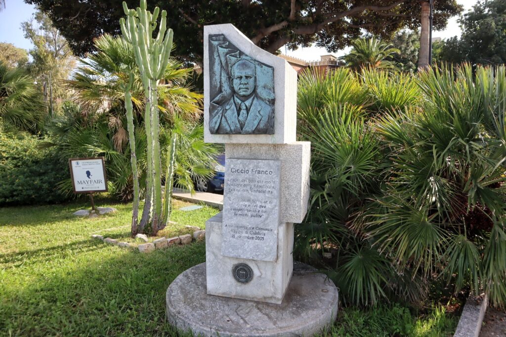 commemorazione ciccio franco lungomare reggio calabria