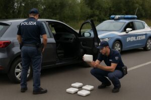 droga auto polizia