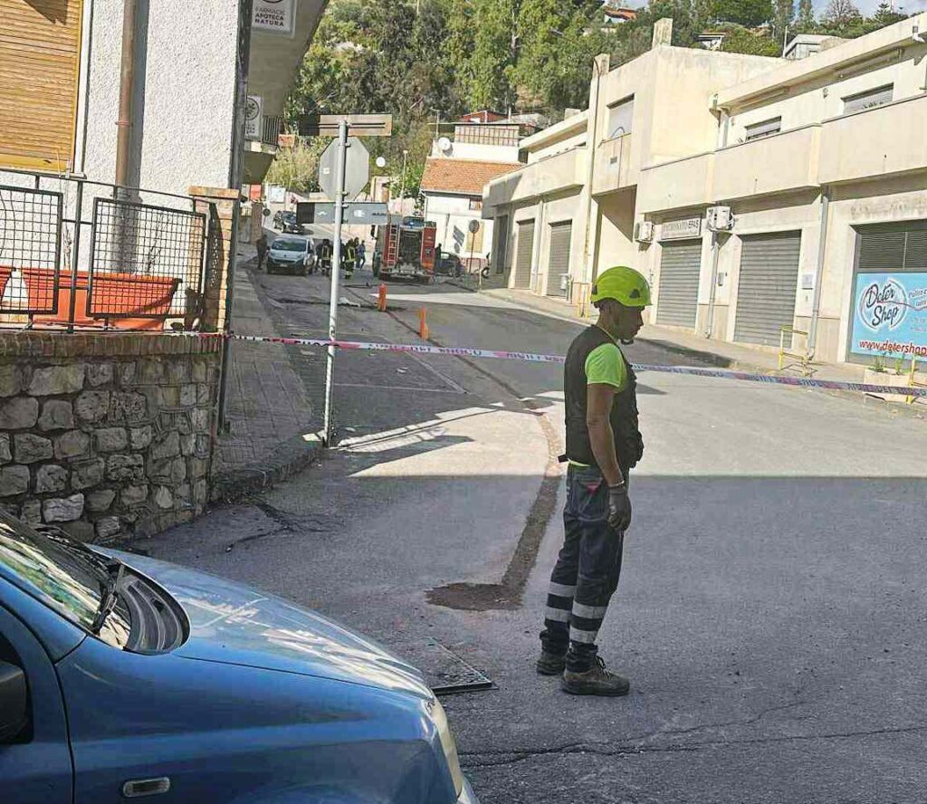 fuga di gas a melito porto salvo