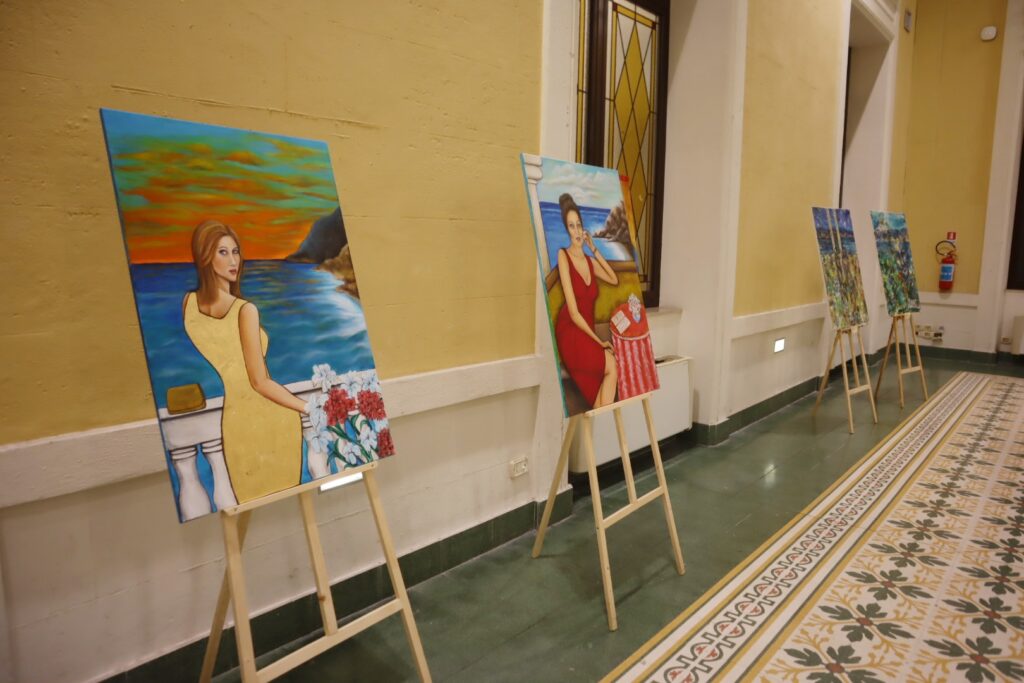 inaugurazione mostra d'arte dedicata a Gianni Versace
