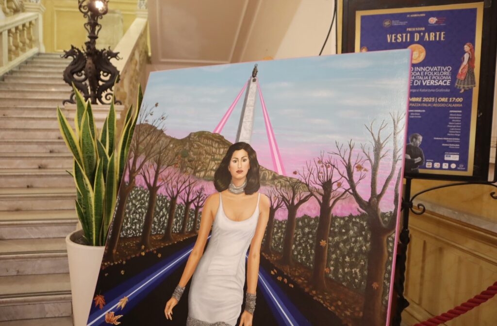 inaugurazione mostra d'arte dedicata a Gianni Versace