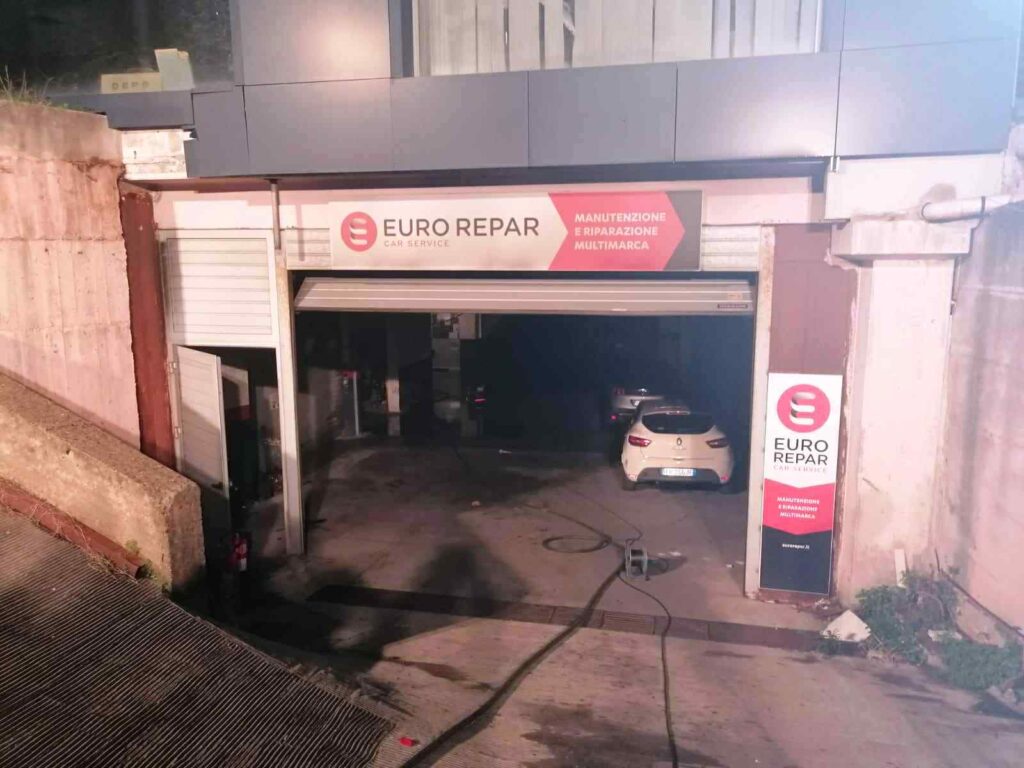 incendio officina gioia tauro