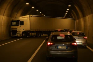 incidente tir galleria