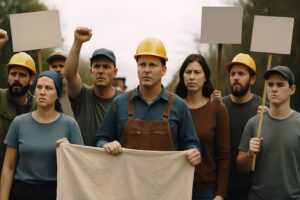 lavoratori in sciopero