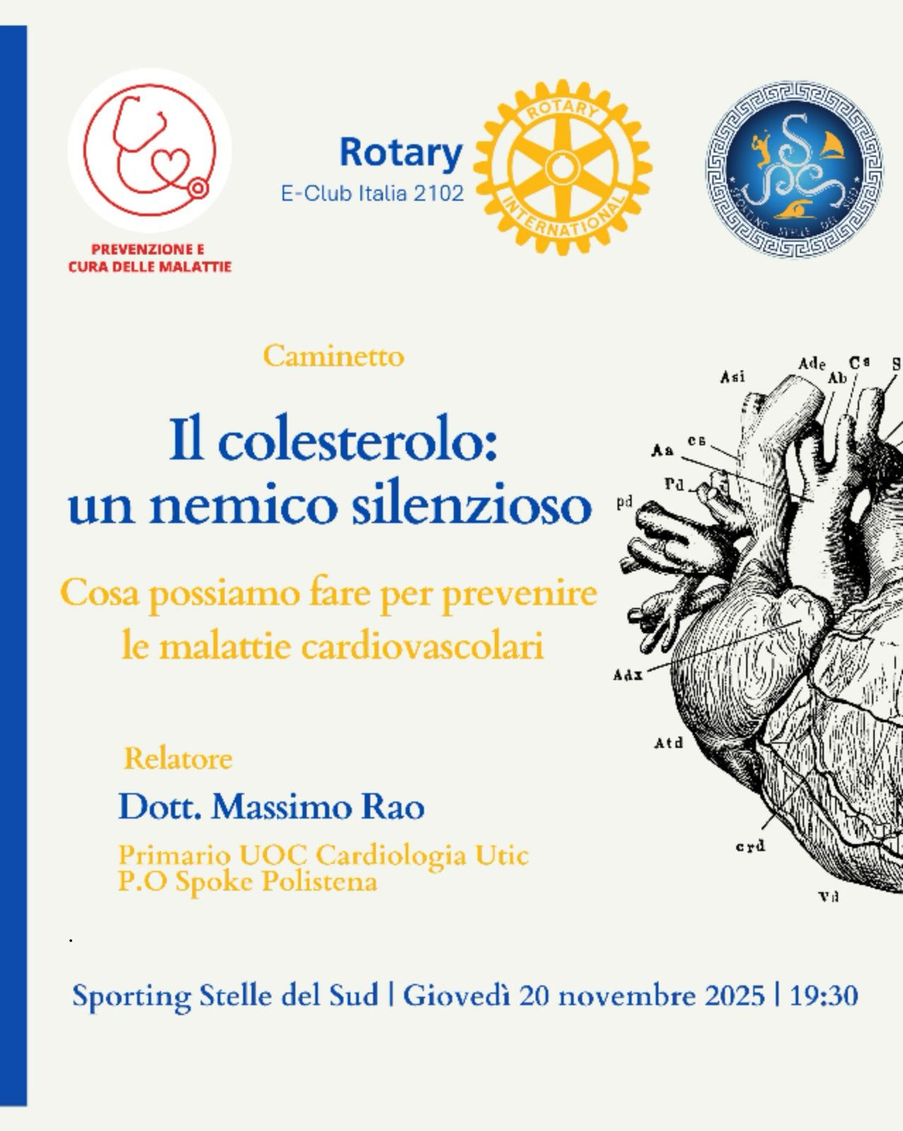 locandina colesterolo nemico silenzioso
