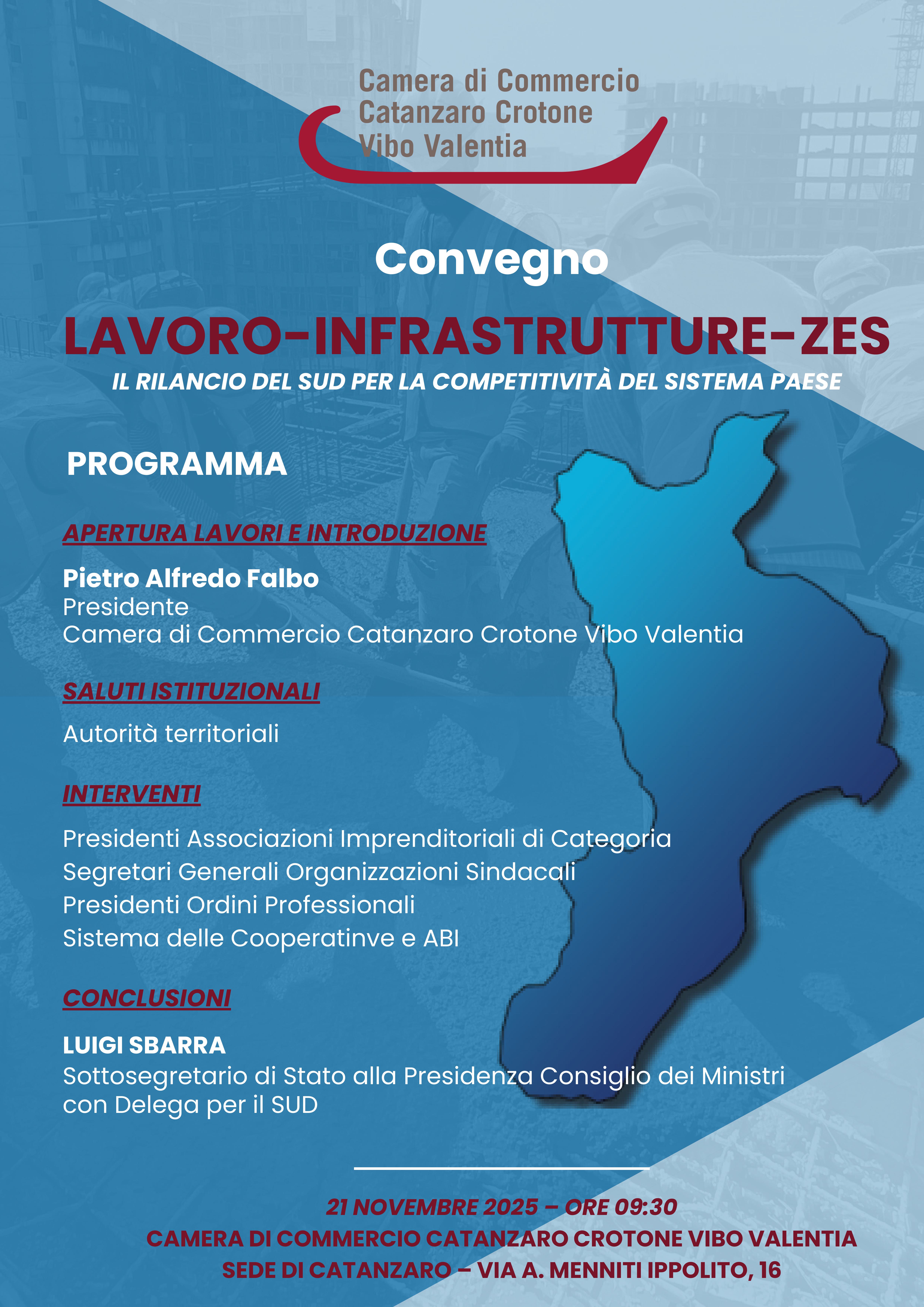 locandina lavoro infrastrutture zes