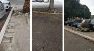 marciapiedi disastrati al ce.dir reggio calabria