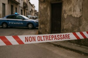 nastro polizia omicidio