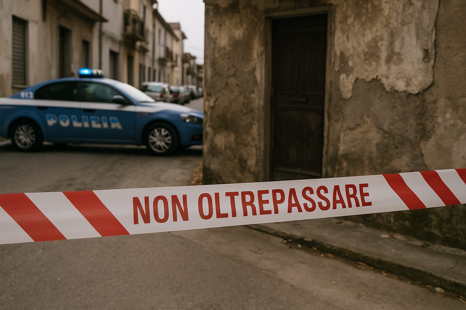 nastro polizia omicidio