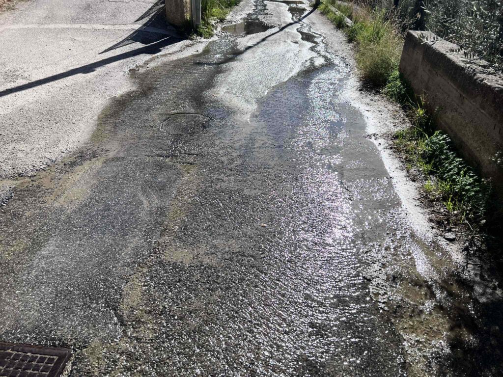 perdita idrica contrada morloquio