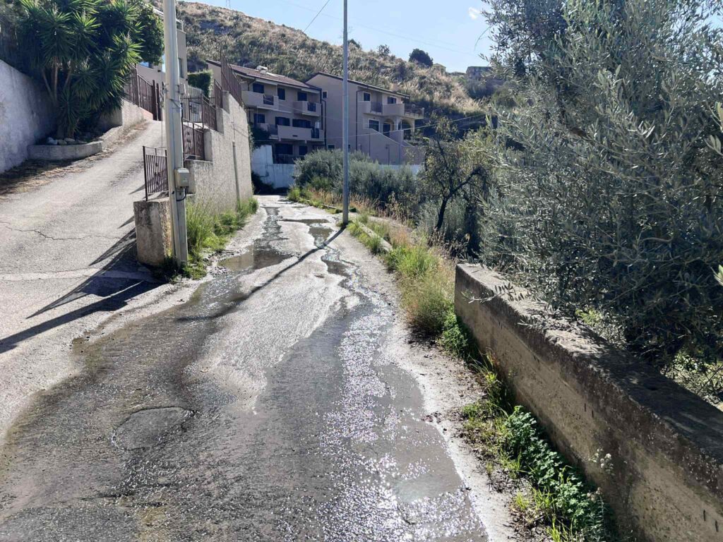 perdita idrica contrada morloquio