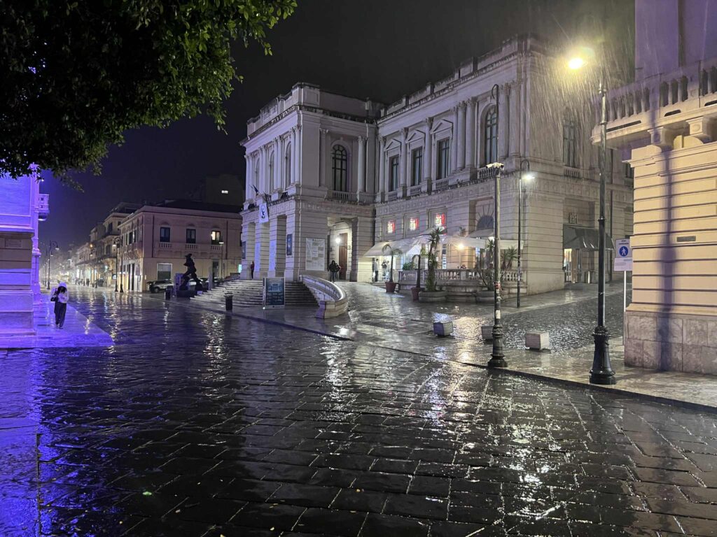 pioggia a reggio calabria