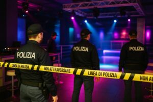 polizia sequestra discoteca