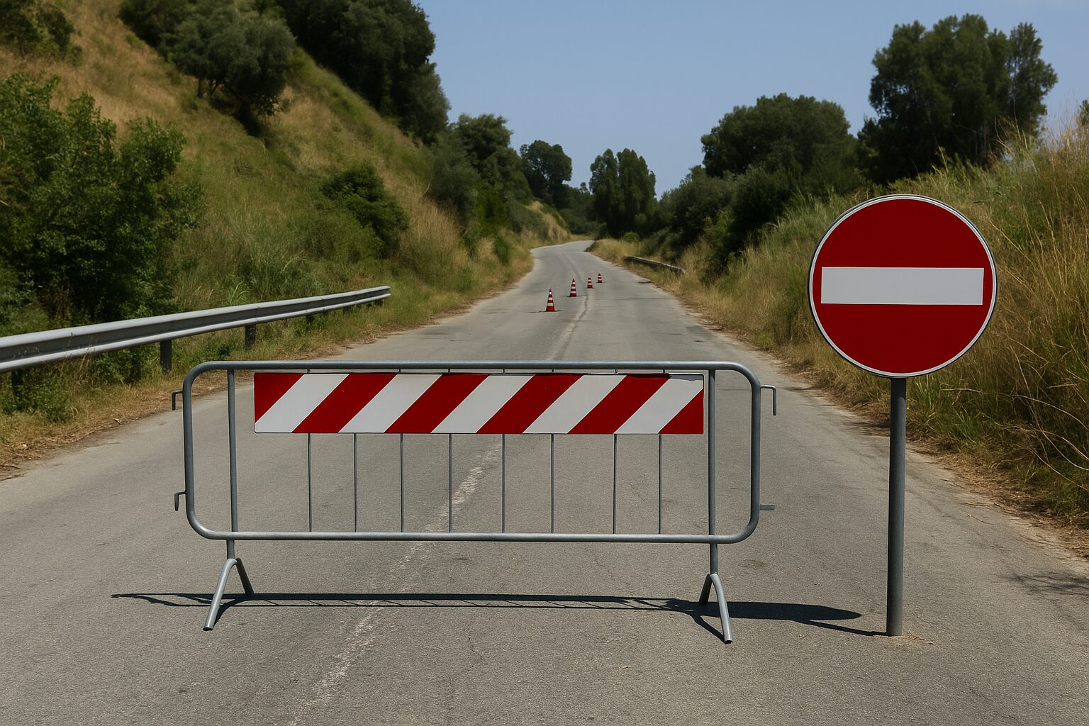 strada chiusa