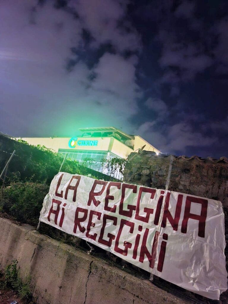 striscione ultrà la reggina ai reggini