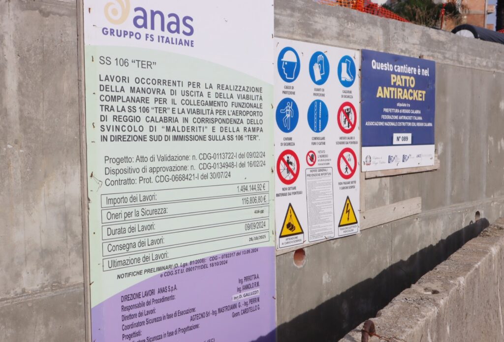 svincolo nuovo aeroporto lavori