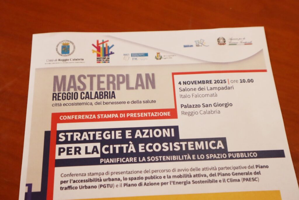 tavolo su masterplan di reggio calabria con rueda