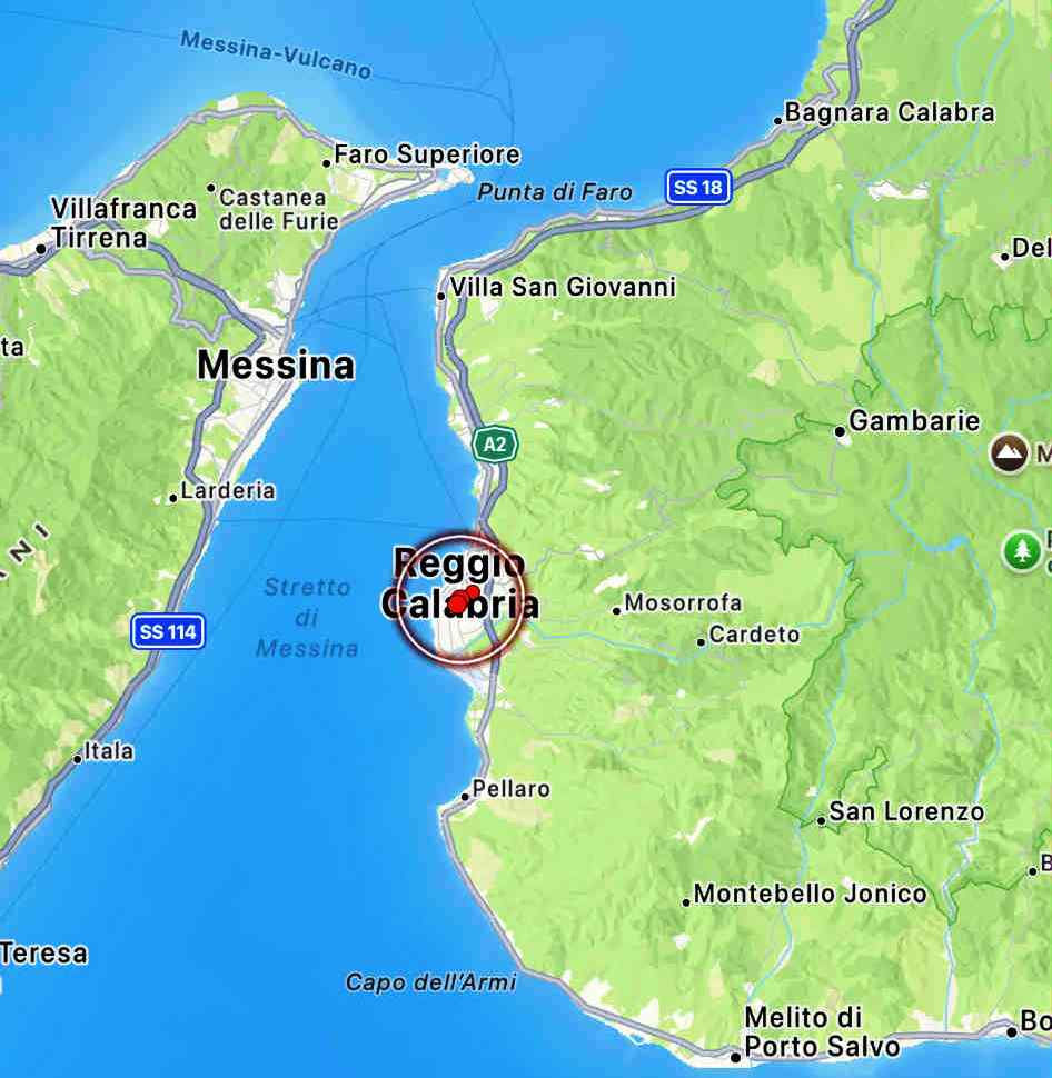 terremoto reggio calabria