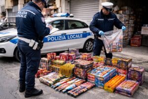 sequestro fuochi artificio