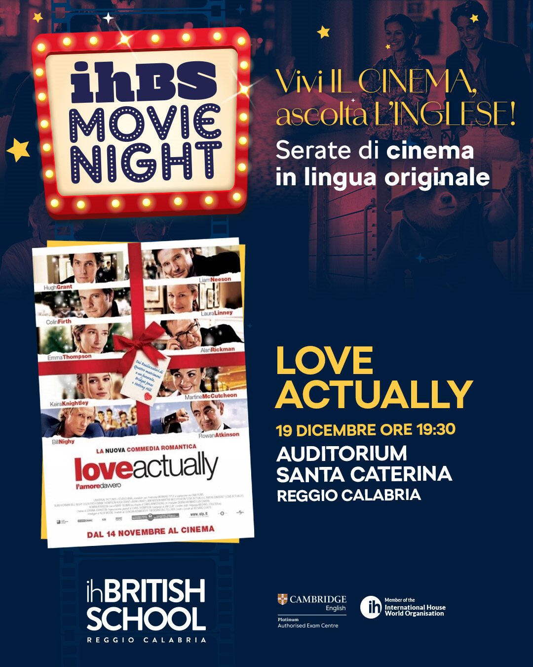 British School locandina love actually