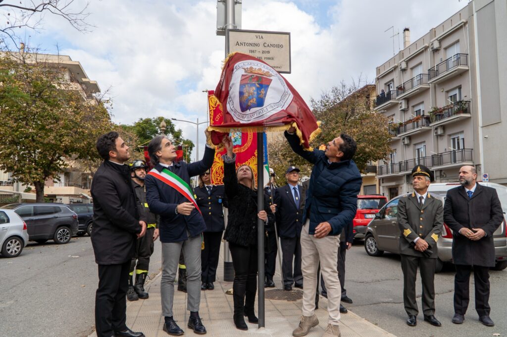 Cerimonia intitolazione Via Candido