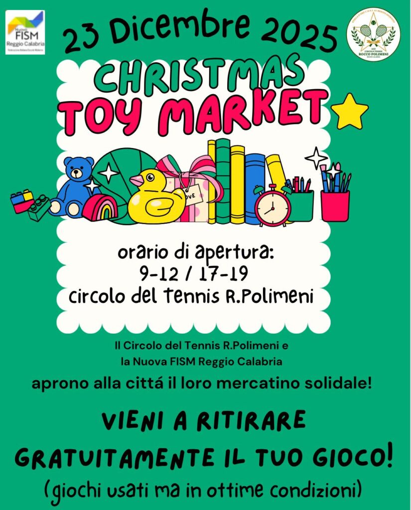 Christmas toy market al Circolo Polimeni