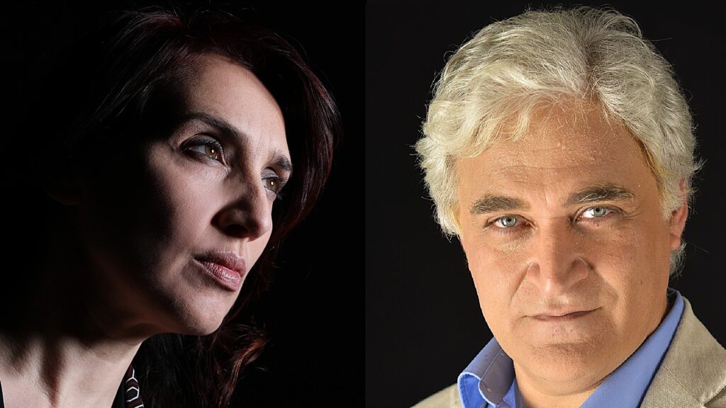 Cinzia Maccagnano e Davide Sbrogiò