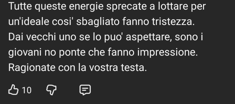 Commenti video Repubblica No Ponte