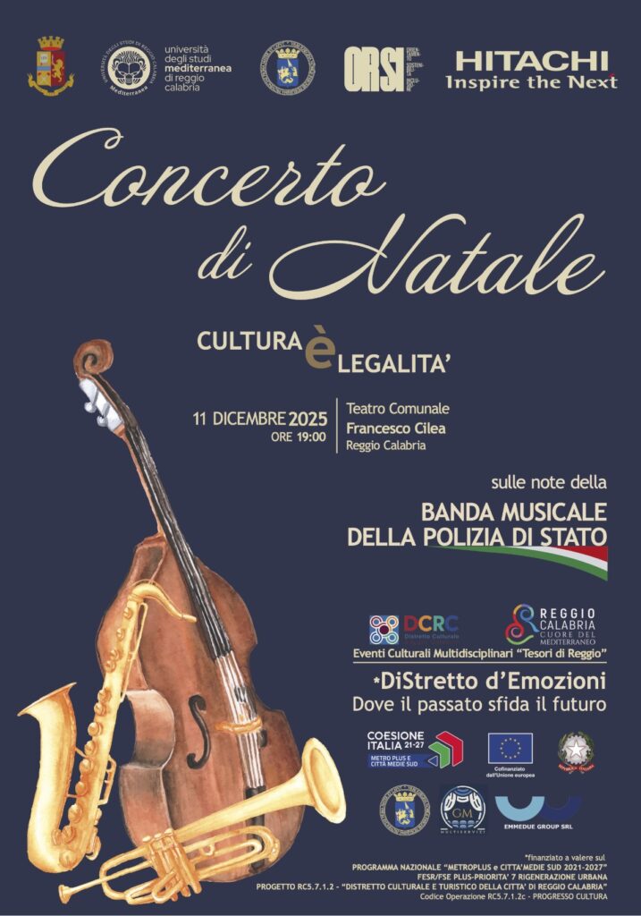 Concerto 11 dicembre Cilea Distretto D'Emozioni