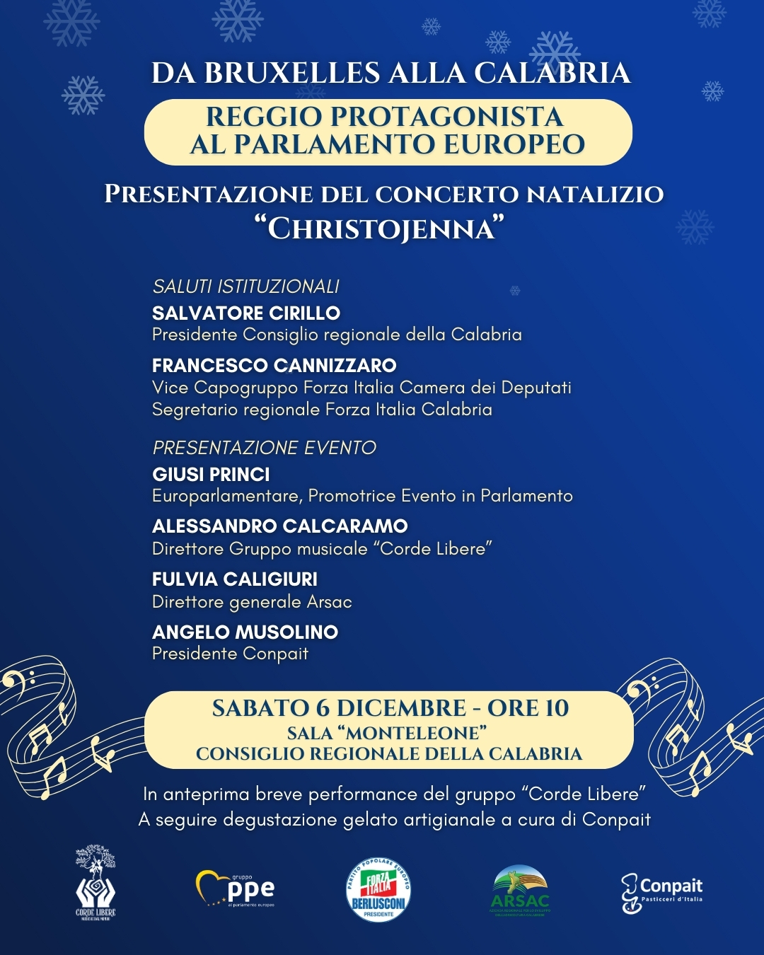 Conferenza stampa Giusi Princi - Natale al Parrrlamento europeo