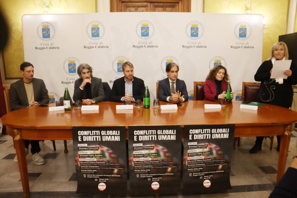 Conflitti globali e diritti umani evento Reggio Calabria M5S