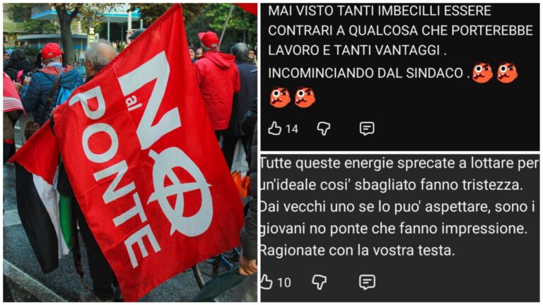 Anche i lettori di sinistra a favore del Ponte: i commenti sotto il video No Ponte di Repubblica | FOTO
