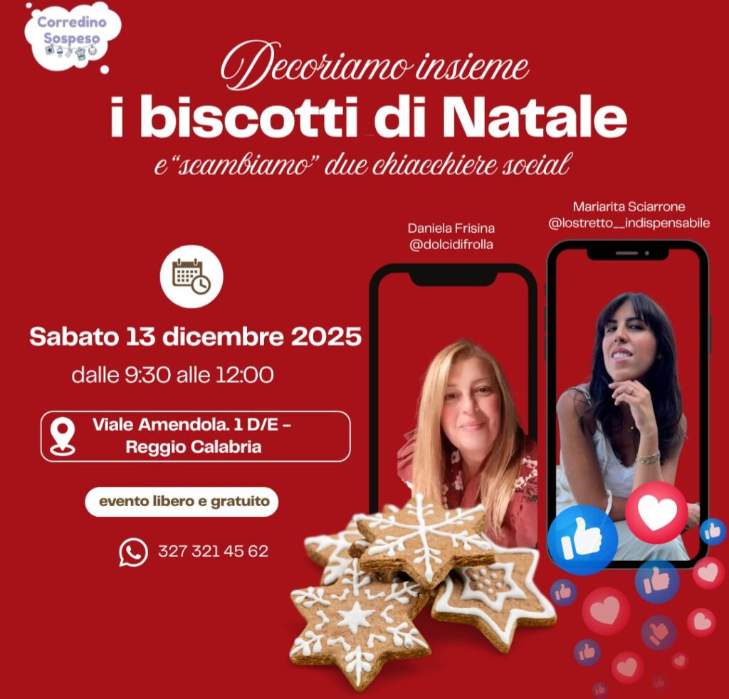 Decoriamo insieme i biscotti di Natale
