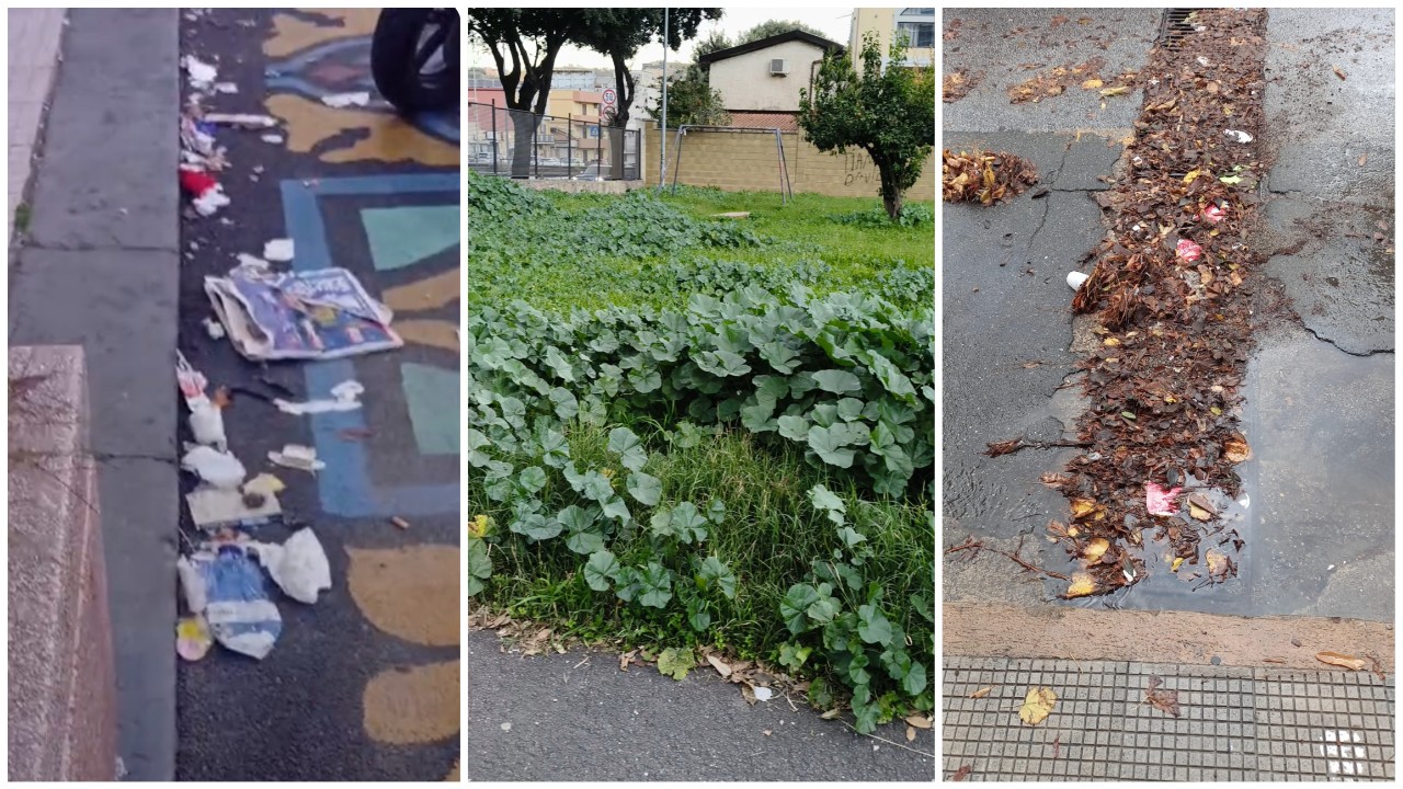 Degrado Messina parco giochi scuola La Pira