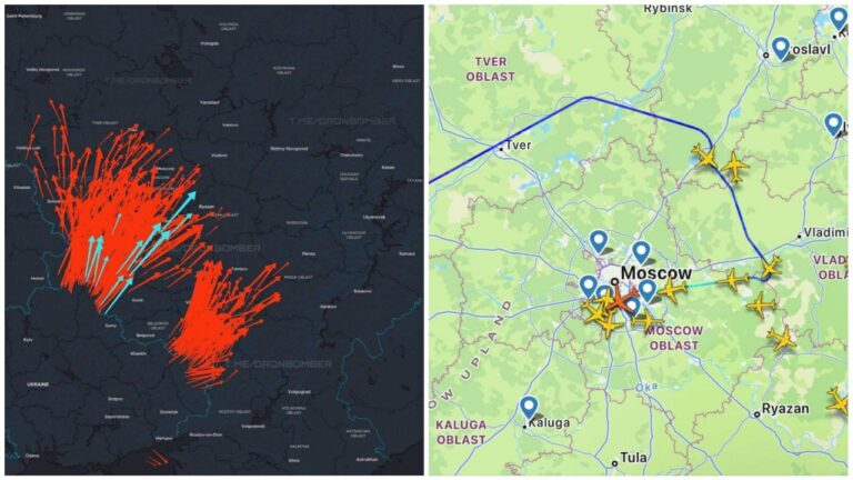 Guerra Ucraina, massiccio attacco di droni e missili di Kiev contro la Russia