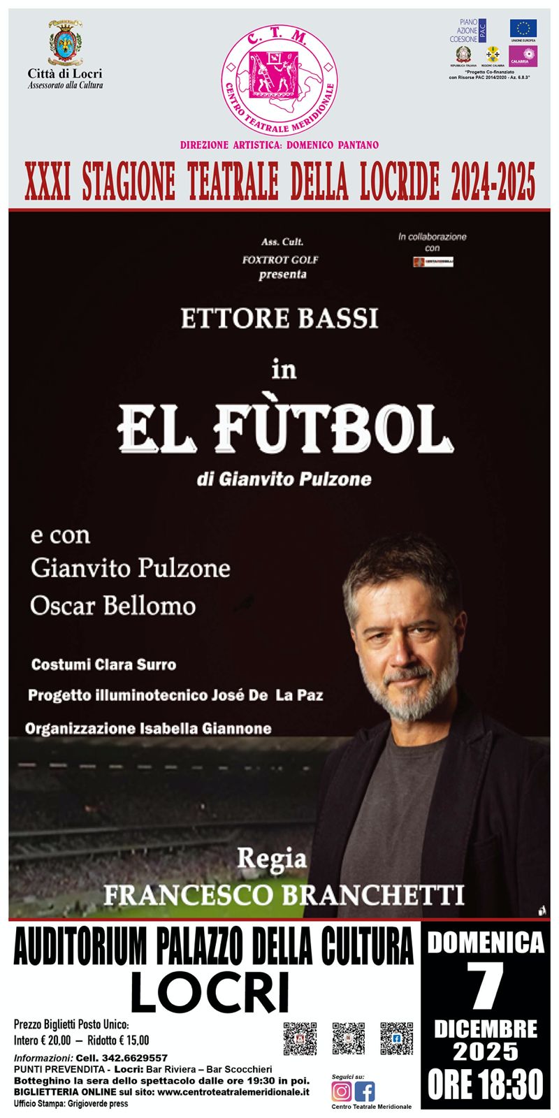 El Futbol in scena a Locri - Locandina