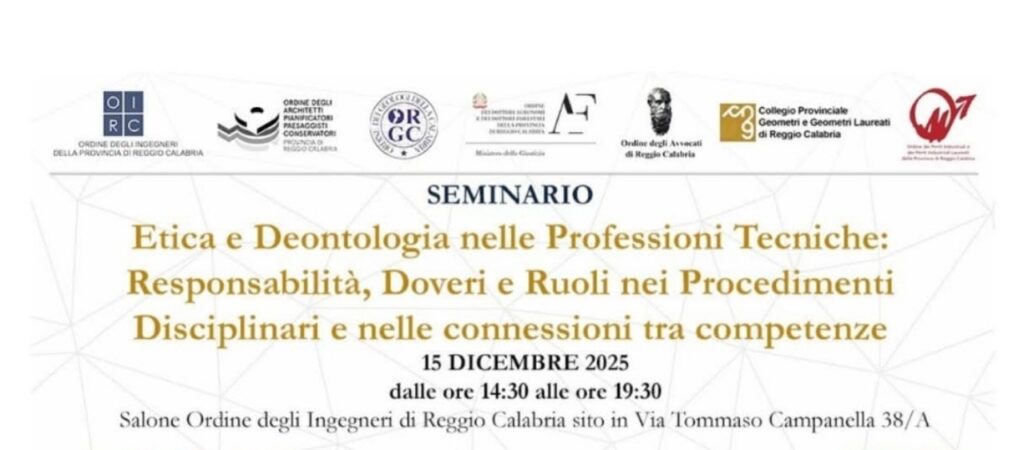 Etica e deontologia nelle Professioni Tecniche