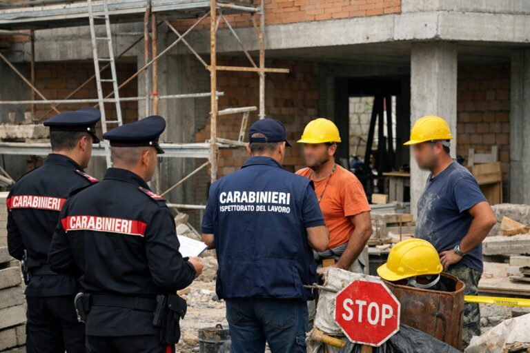 Reggio Calabria, scoperti tre lavoratori in nero in un cantiere edile: multa imponente e azienda sospesa | DETTAGLI