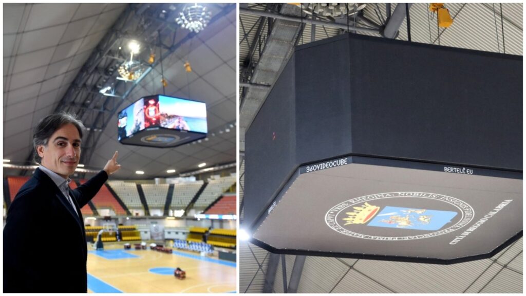 Falcomatà cubo PalaCalafiore