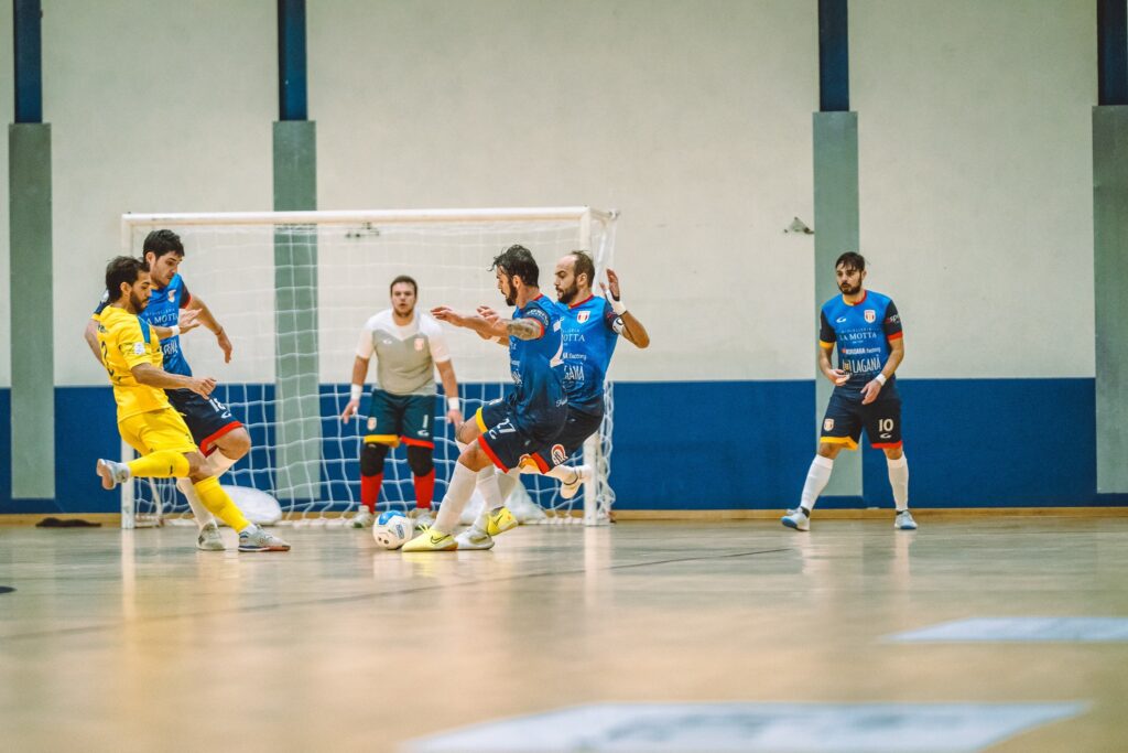 Fase di gioco al PALALAGANA' (MESSINA FUTSAL)