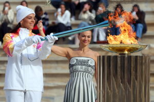 Fiamma Olimpica torcia Olimpica, braciere olimpico