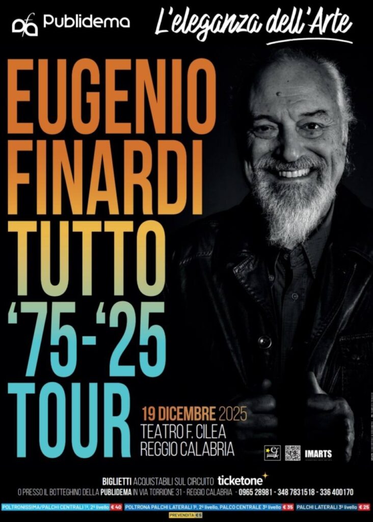 Finardi concerto a Reggio Calabria