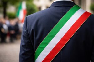 Foto generica Sindaco di spalle con fascia tricolore