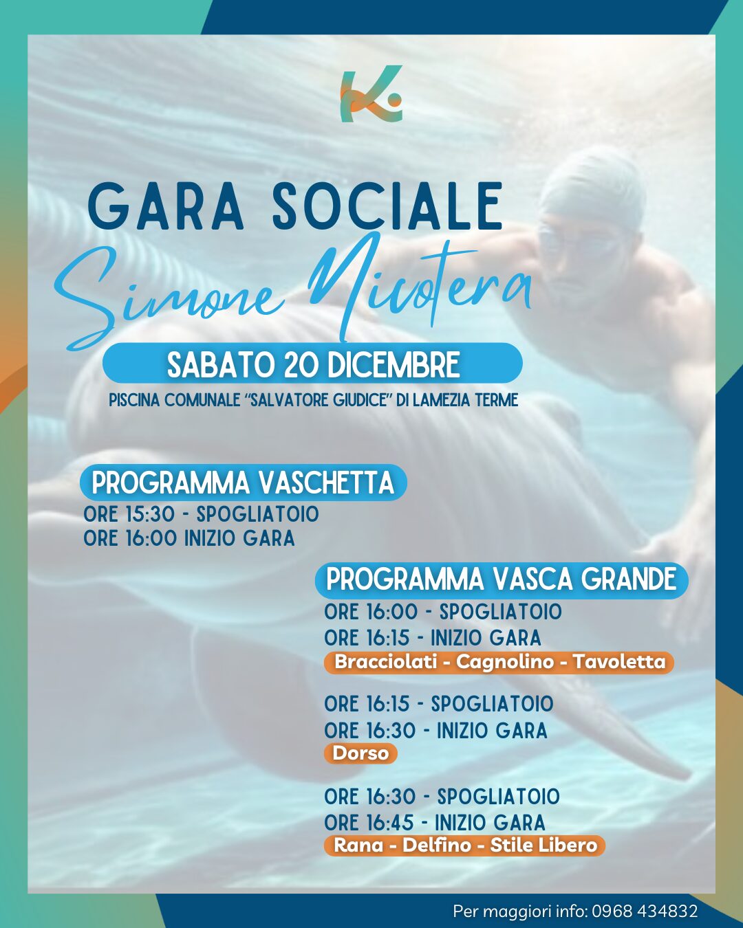 Gara sociale Simone Nicotera Locandina