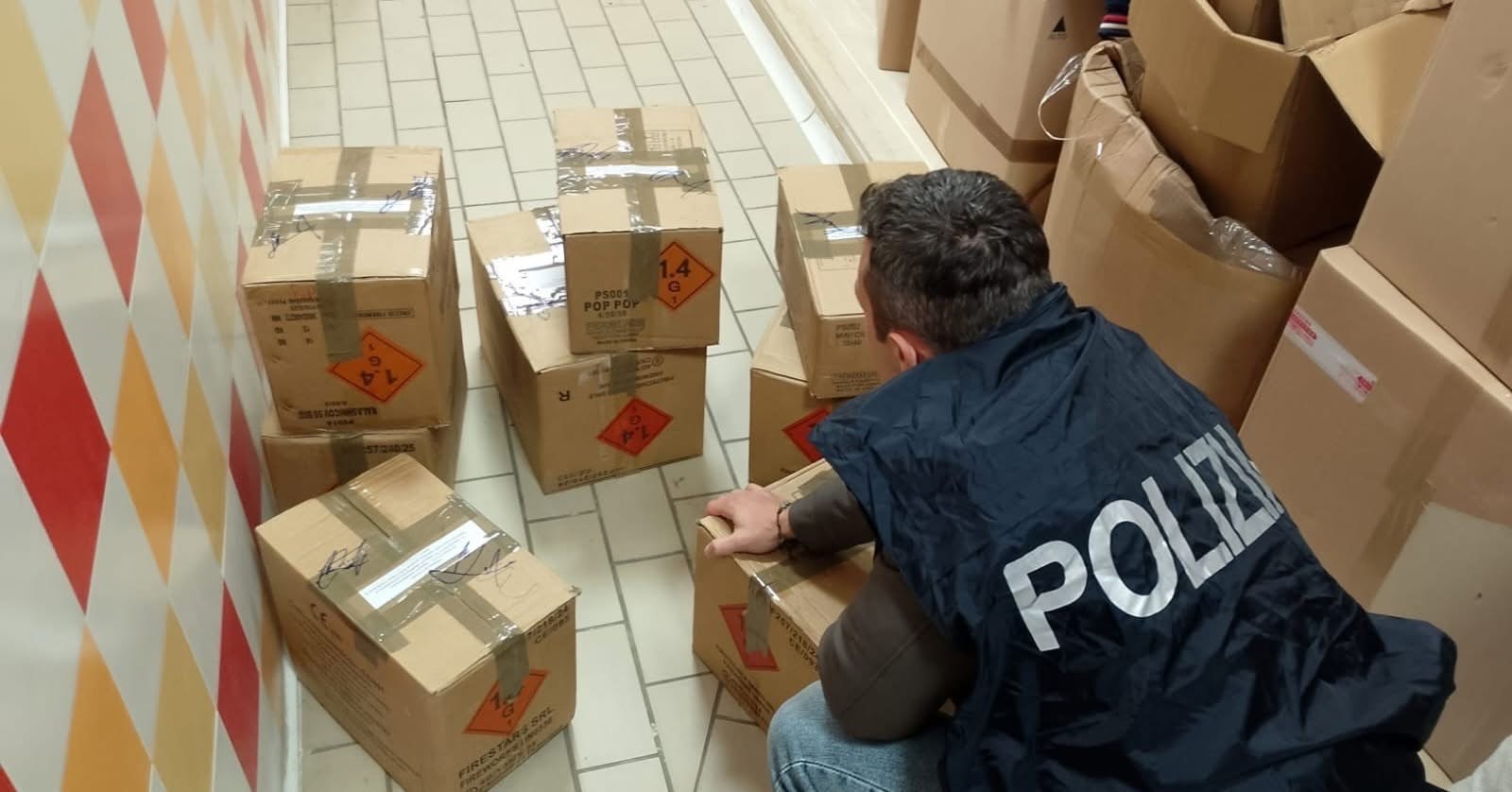 Sequestro fuochi d’artificio